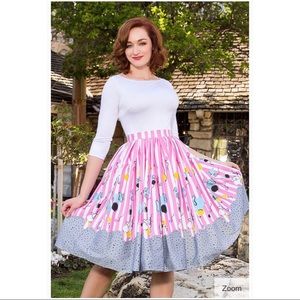 PUG JENNY SKIRT IN MARY BLAIR CIRCUS ELEPHANT